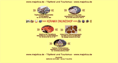 Desktop Screenshot of majolica.de